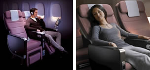 Qantas Premium Economy Seat